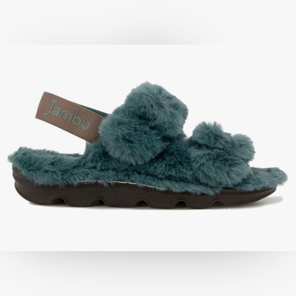 Jambu Teal Slippers NWT